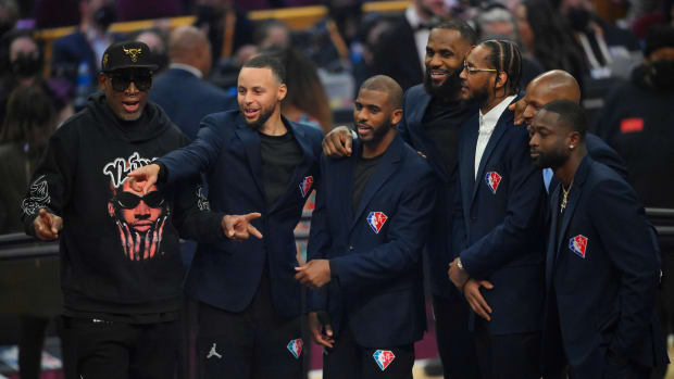 dennis rodman stephen curry chris paul lebron james carmelo anthony ray allen dwyane wade